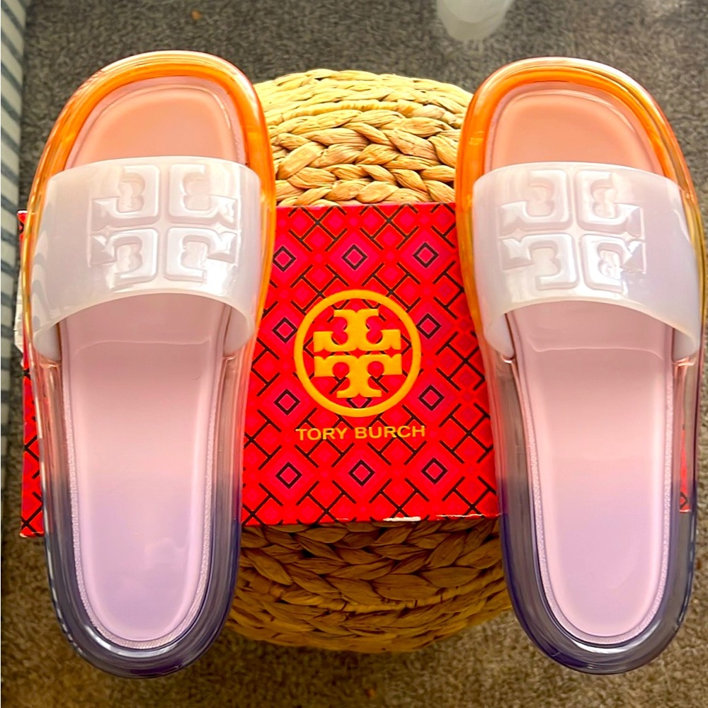 Tory Burch Bubble Jelly Slides